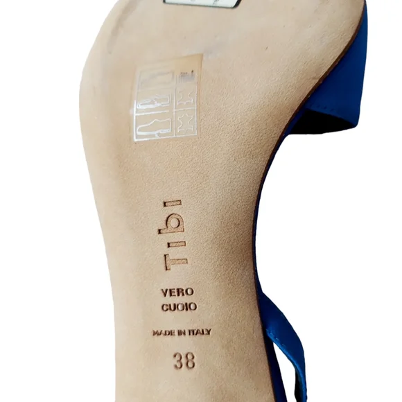 Tibi Blue Slingback Heels - Picture 8 of 8